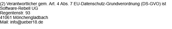 Datenschutz